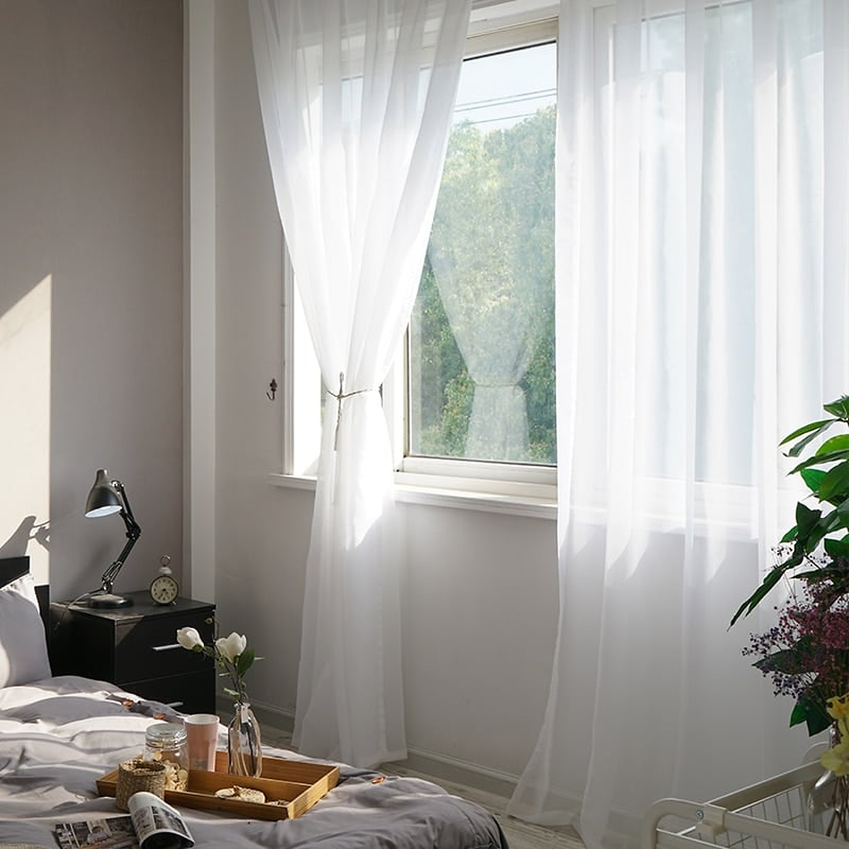 Rideaux voilage transparents