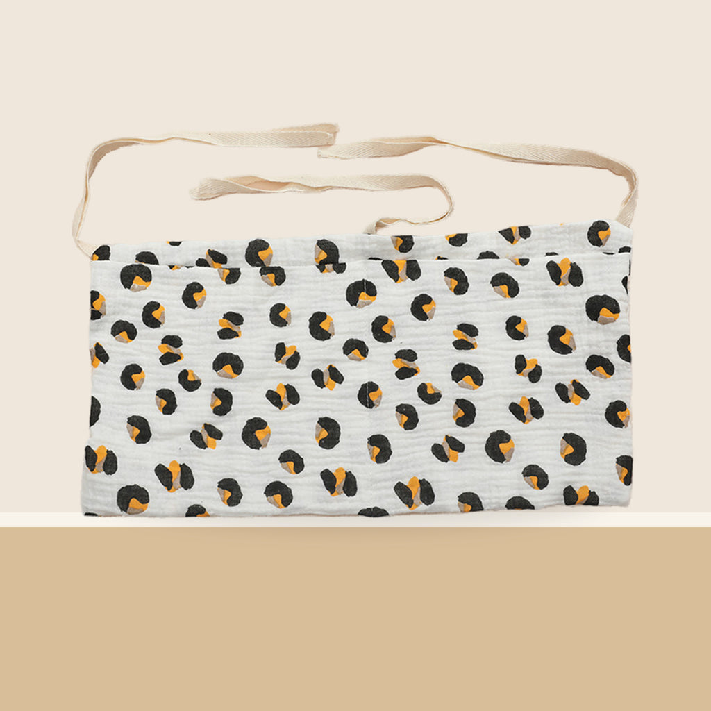 Sac de rangement lit bébé modèle 6 à motif léopard