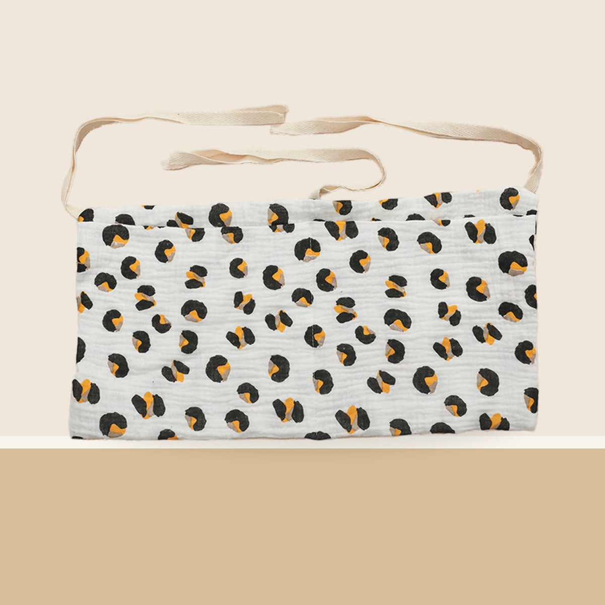Sac de rangement lit bébé modèle 6 à motif léopard