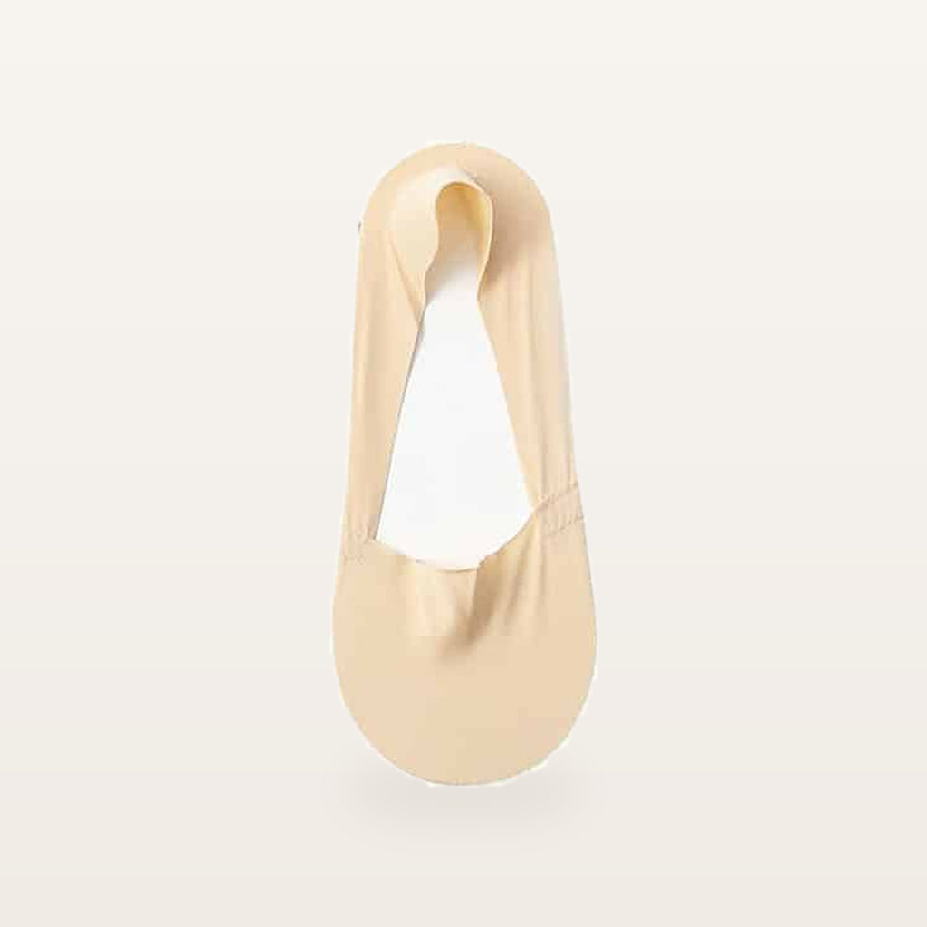 Lot de trois paires de socquettes invisibles beige nu