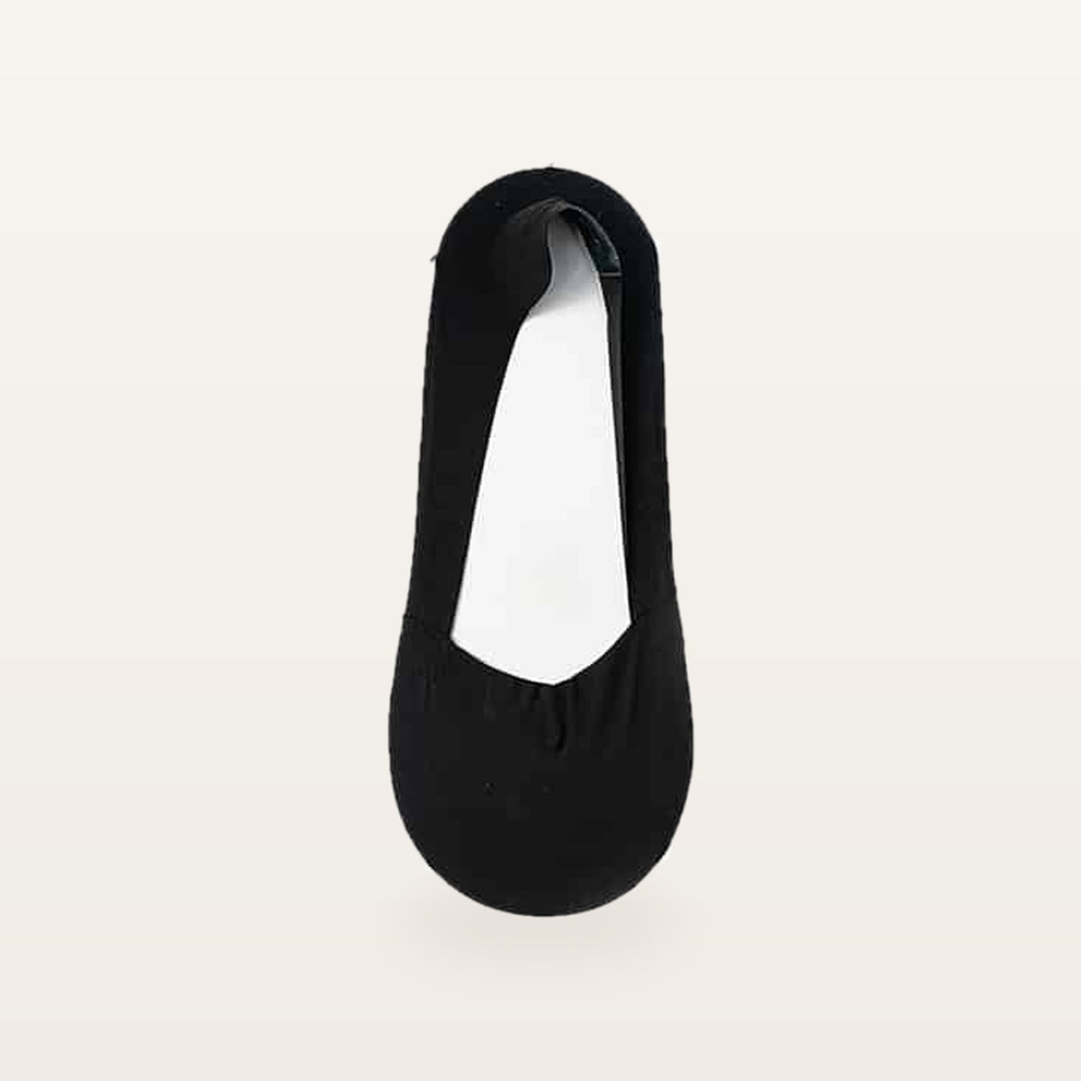 Lot de trois paires de socquettes invisibles noires