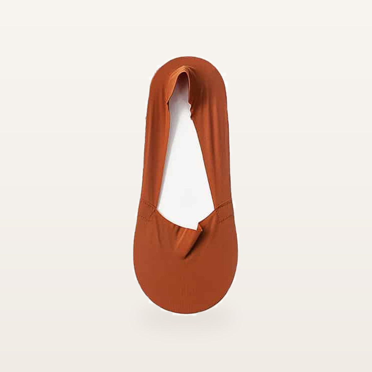Lot de trois paires de socquettes invisibles terracotta