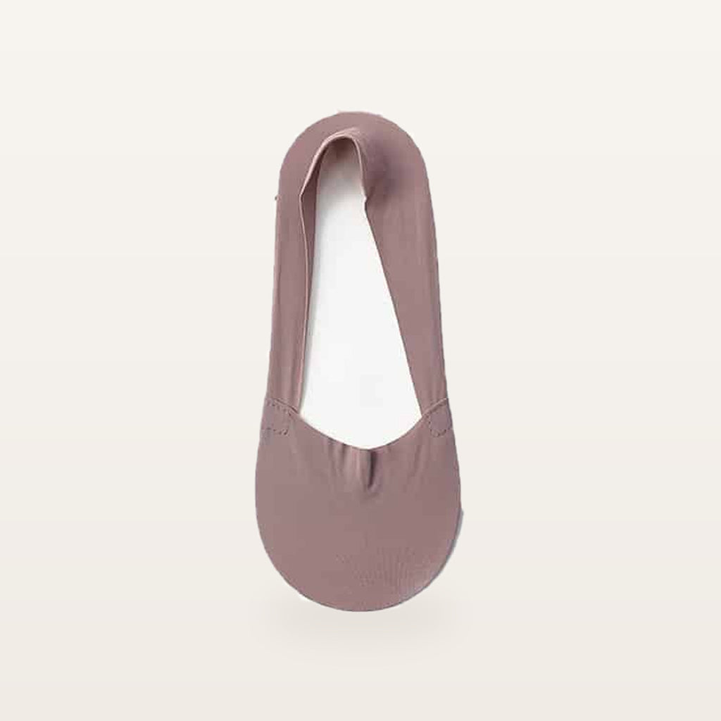 Lot de trois paires de socquettes invisibles vieux rose grisé