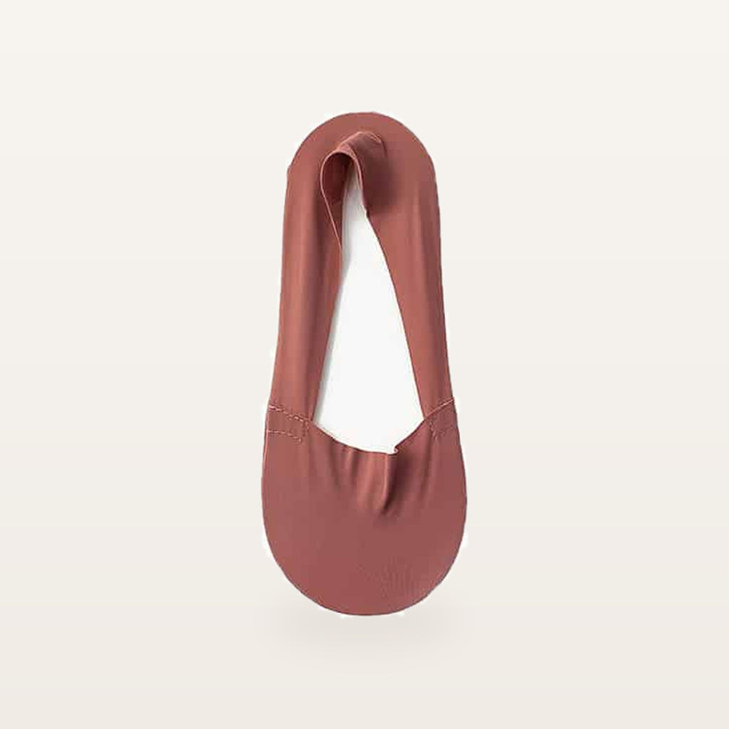 Lot de trois paires de socquettes invisibles rose brique
