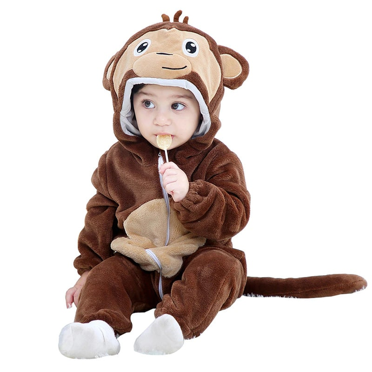 Combinaison déguisement pour bébé, modèle singe