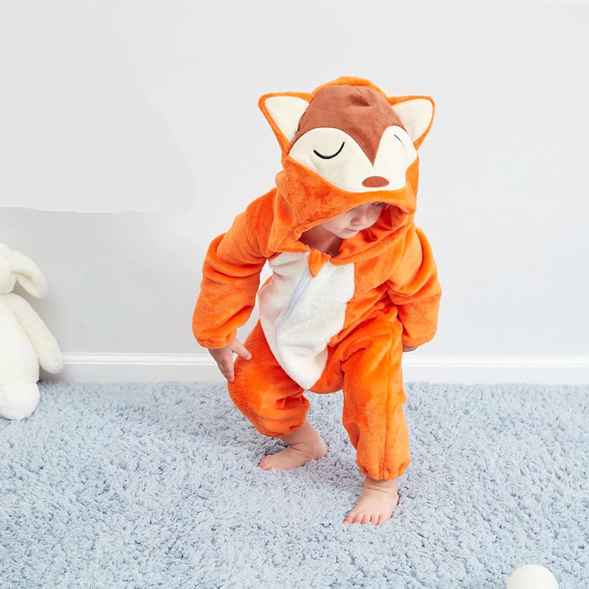 Combinaison déguisement pour bébé, modèle renard