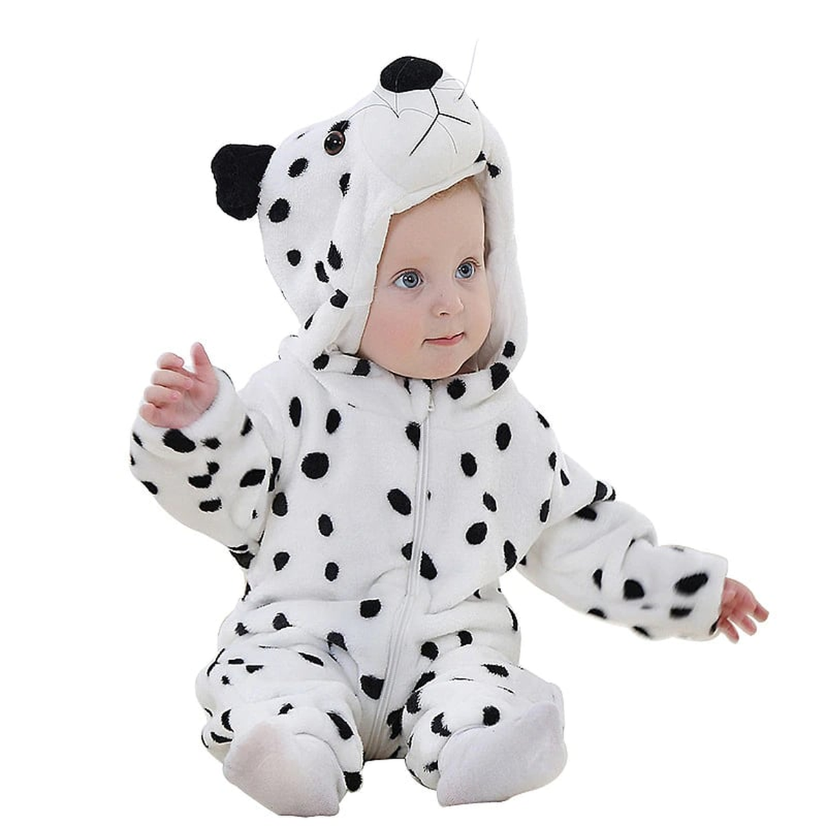 Combinaison déguisement pour bébé, modèle dalmatien