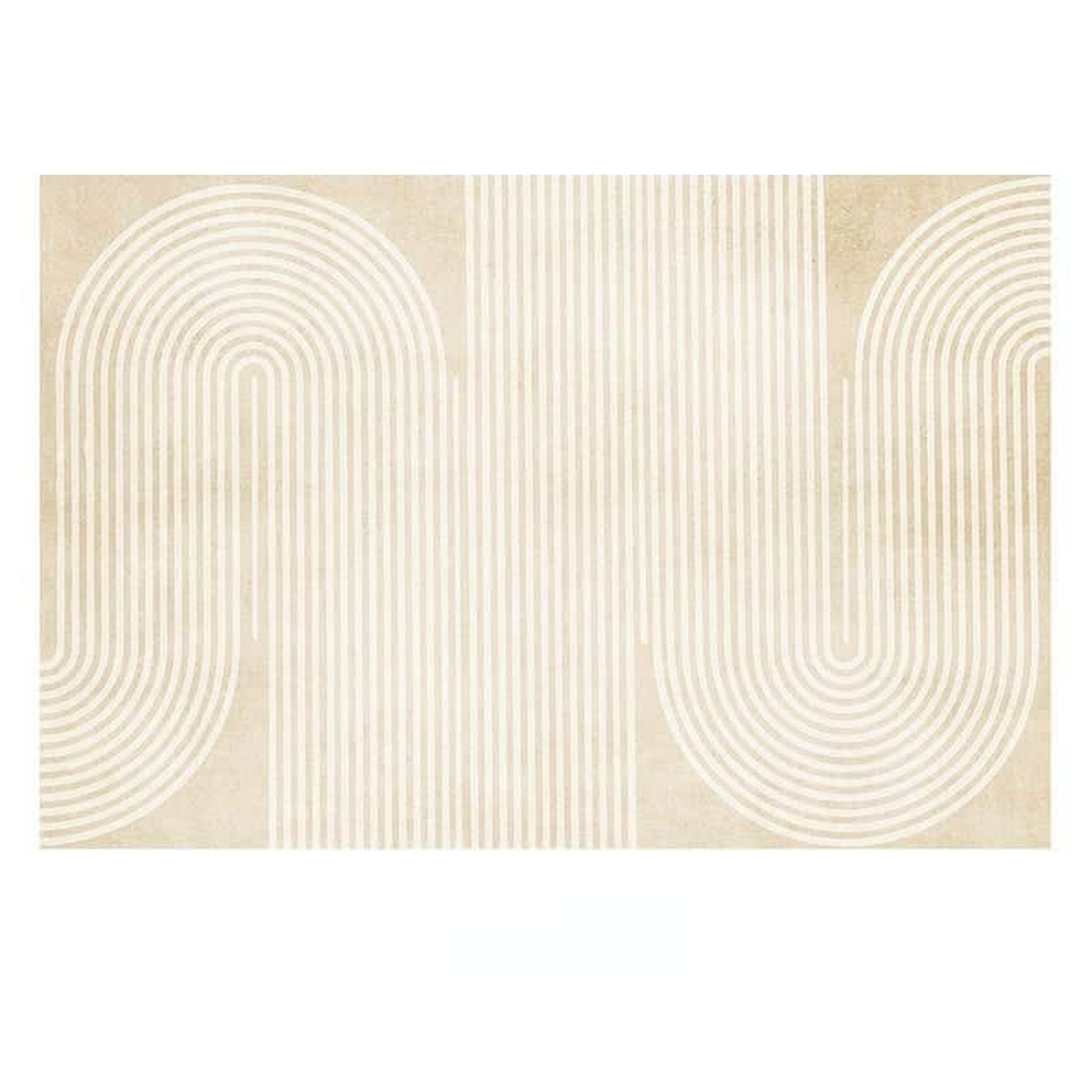 Le tapis vu de dessus, modele sable, arches