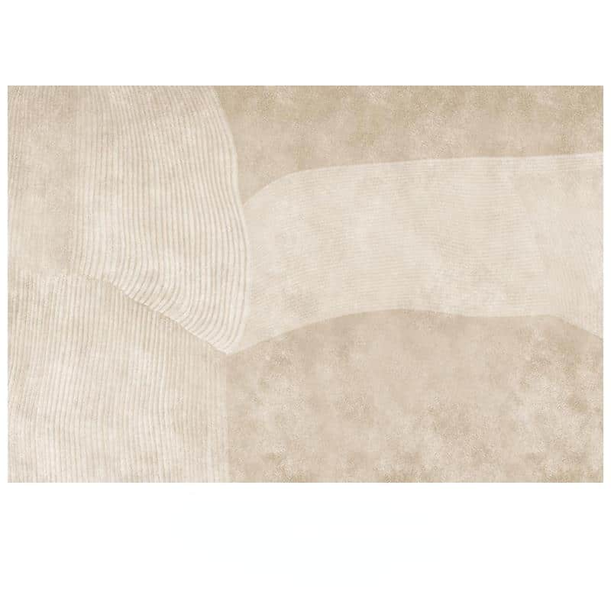 Tapis cocooning effet jardin zen
