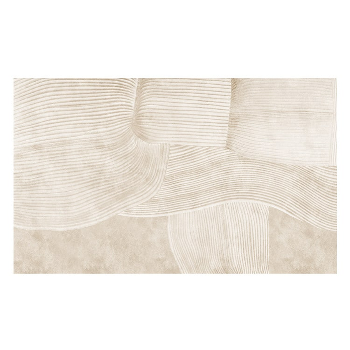 Tapis cocooning effet jardin zen